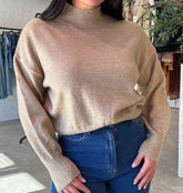 HIGH NECK KNIT
